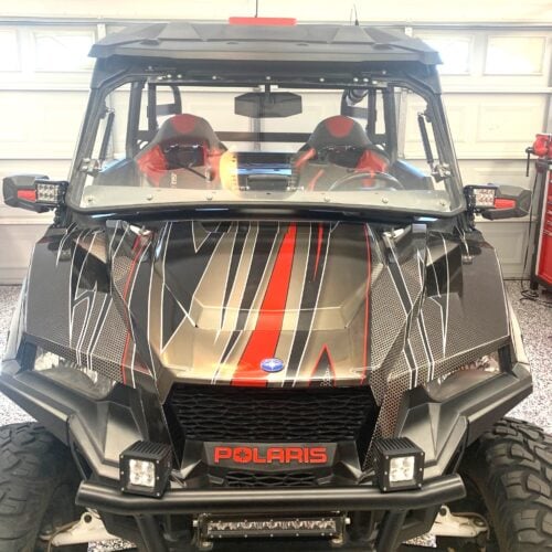 Polaris General A-Pillar Cube Light Mounting Brackets