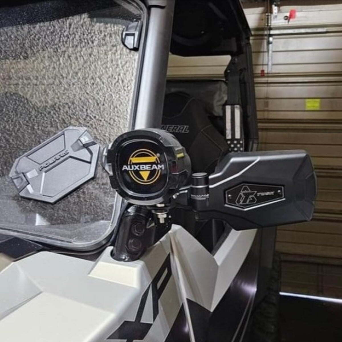 Polaris General A-Pillar Combination Mirror / Cube Light Mounting Brackets - Image 4
