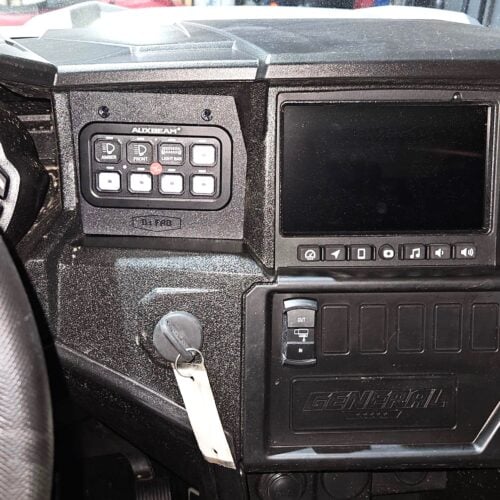 Polaris General Auxbeam 8 gang Switch Panel Mount