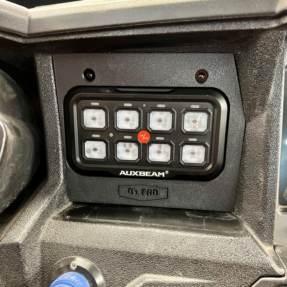 Polaris General Auxbeam 8 gang Switch Panel Mount - Image 3