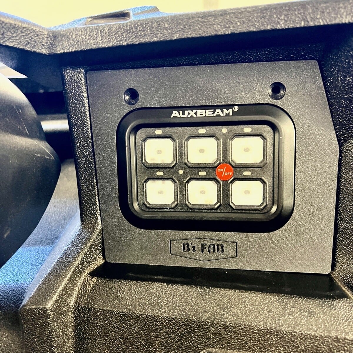 Polaris General Auxbeam 6 gang Switch Panel Mount