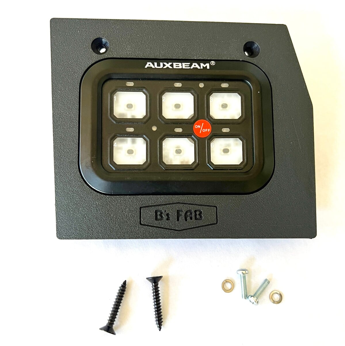 Polaris General Auxbeam 6 gang Switch Panel Mount - Image 2