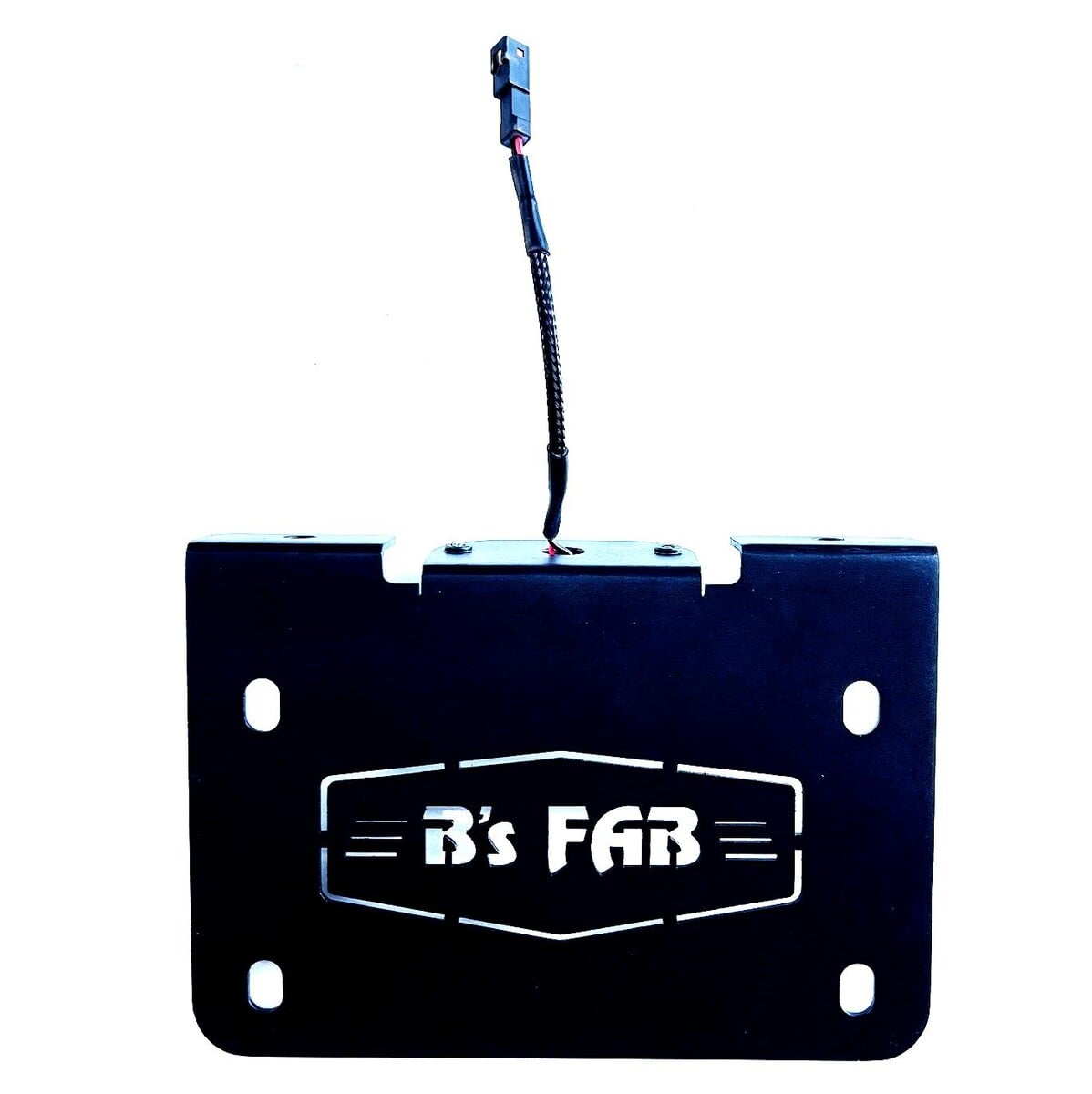 Polaris Xpedition M/C Style License Plate Bracket with LED Light and Wiring Harness - Image 7