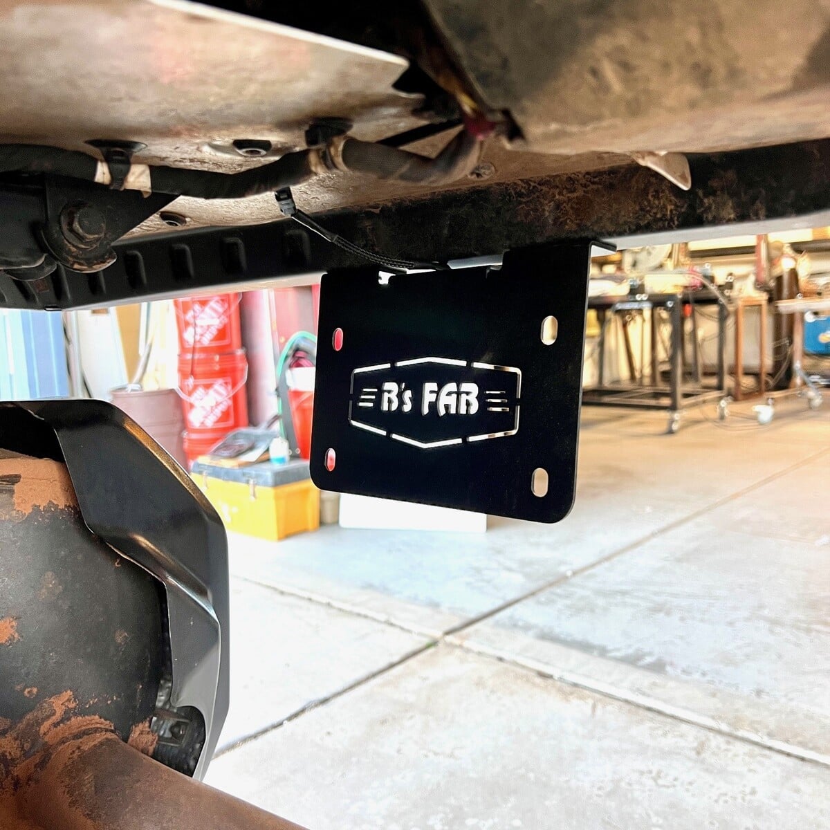 Polaris Xpedition M/C Style License Plate Bracket with LED Light and Wiring Harness - Image 4