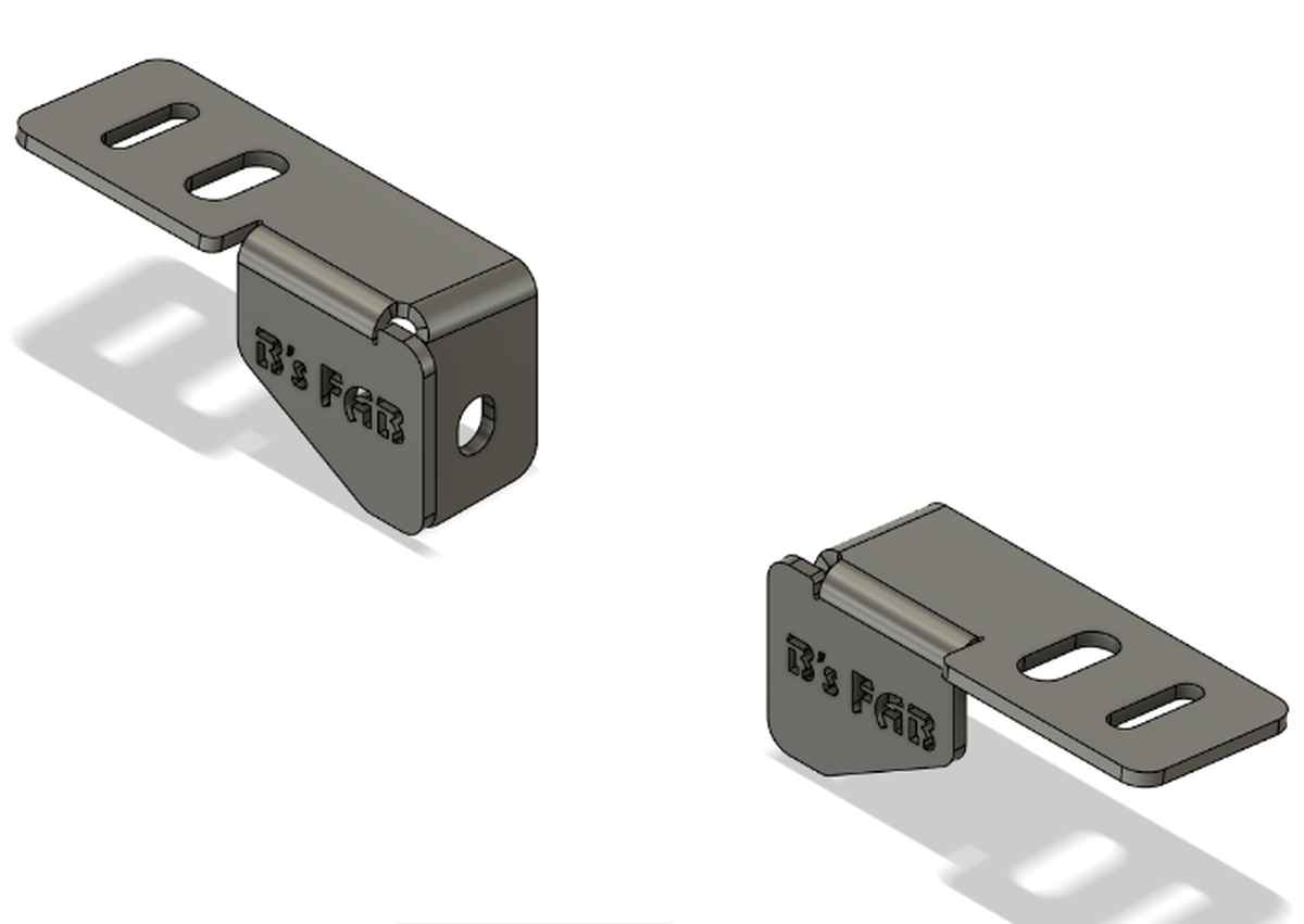 Polaris Xpedition Front Bumper Offroad Light Mounting Brackets - Image 9