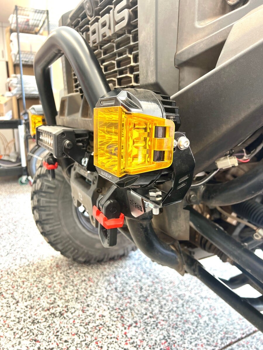 Polaris Xpedition Front Bumper Offroad Light Mounting Brackets - Image 12