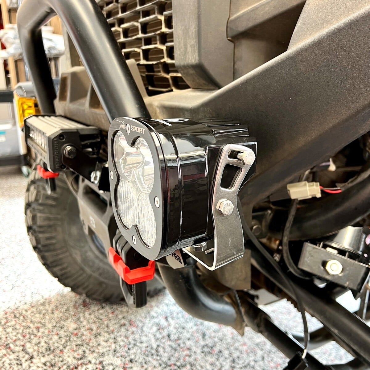 Polaris Xpedition Front Bumper Offroad Light Mounting Brackets - Image 4