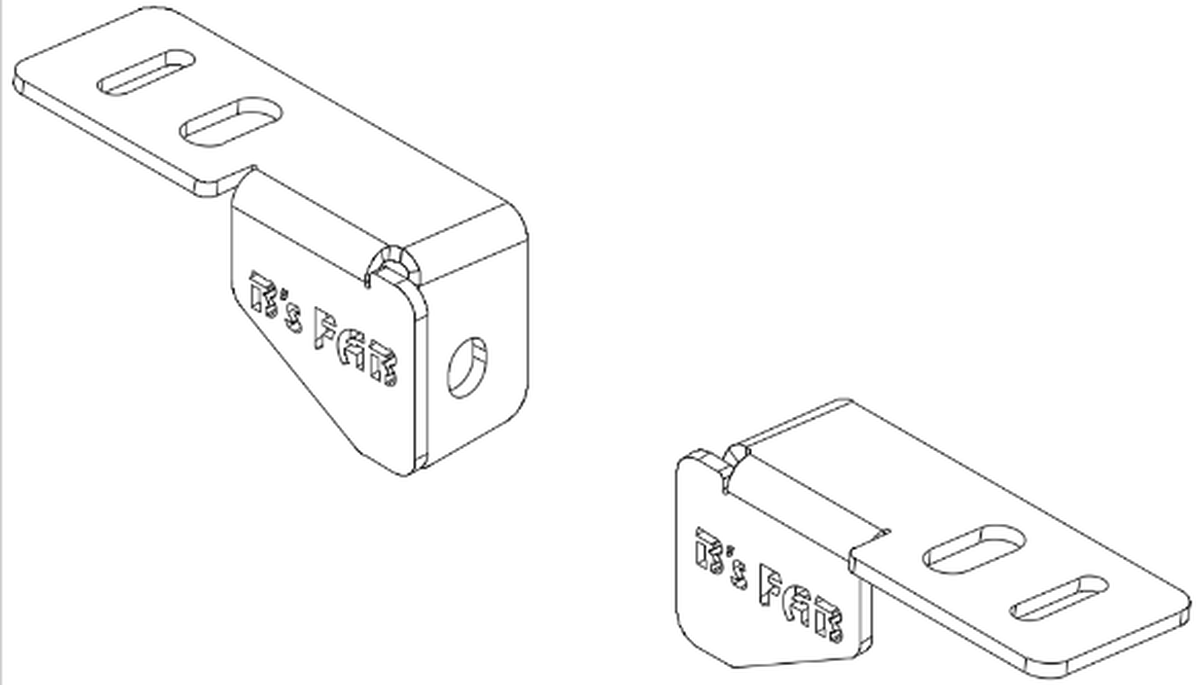 Polaris Xpedition Front Bumper Offroad Light Mounting Brackets - Image 5