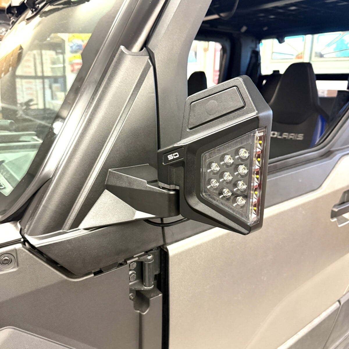 Polaris Xpedition Lighted Mirror with Adapter Kit - Image 2